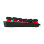 MSI STRIKE 600 SILENT US , Gaming Keyboard , Wired , US , USB 2.0 , KAILH Midnight PRO Silent Tactile