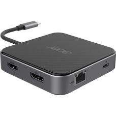 Acer 7-in-1 USB Type-C Dock , Ethernet LAN (RJ-45) ports 1 , DisplayPorts quantity 1 , HDMI ports quantity 1