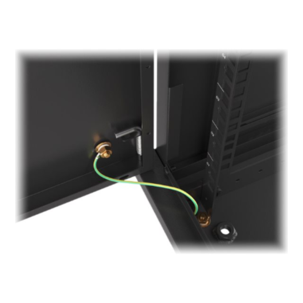Lanberg Rack cabinet 19 wall-mount 6U/600x450 for self-assembly with metal door (flat pack), black , Lanberg