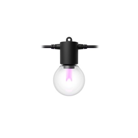 Philips Hue Hue Festavia Globe Outdoor String Lights, 14m Extension , 30 W