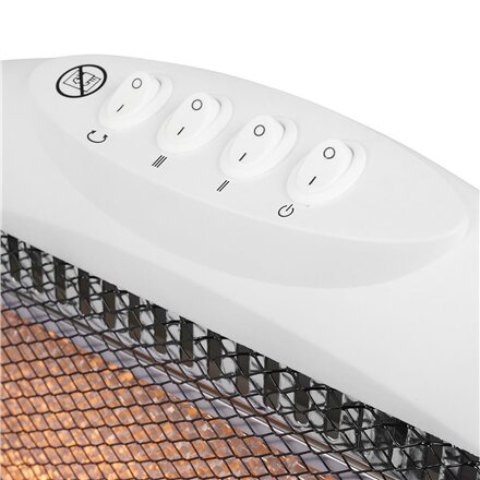 Tristar Heater , KA-5129 , Radiant heater , 1200 W , Suitable for rooms up to 38 m³ , Suitable for rooms up to 15 m² , Grey , IP00
