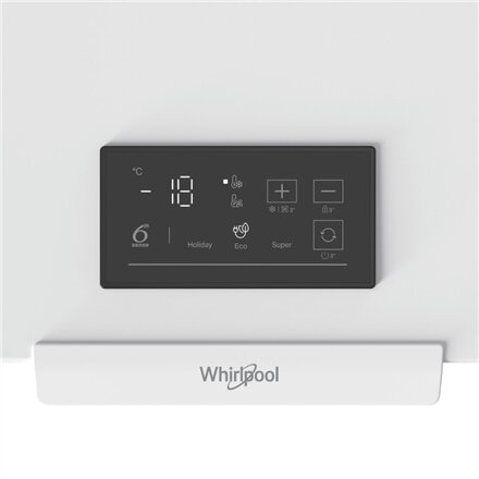 Whirlpool Freezer , W3RHS37EW1 , Energy efficiency class E , Chest , Free standing , Height 85 cm , Total net capacity 371 L , Display , White