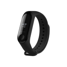 Fixed , Silicone Strap for Xiaomi Mi Band 3/4 , Black