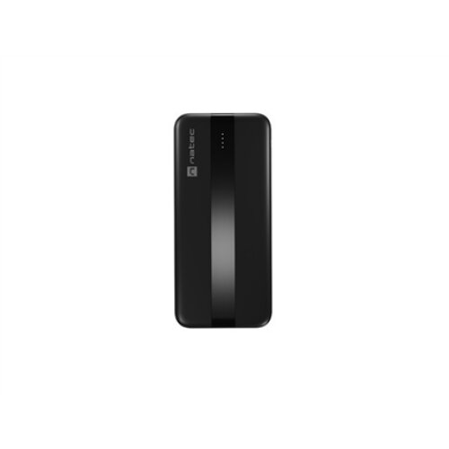 Natec , Power Bank , Trevi Slim Q , 10000 mAh , 1 x USB-C, 2 x USB A, 1x Micro USB , Black