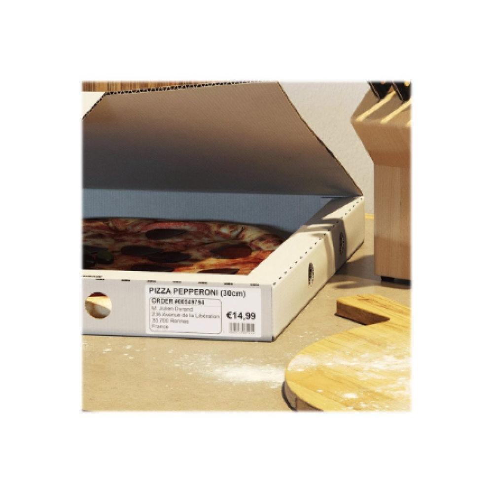 Brother , DK-11208 Large Address Labels , White , DK , 38mm x 90mm