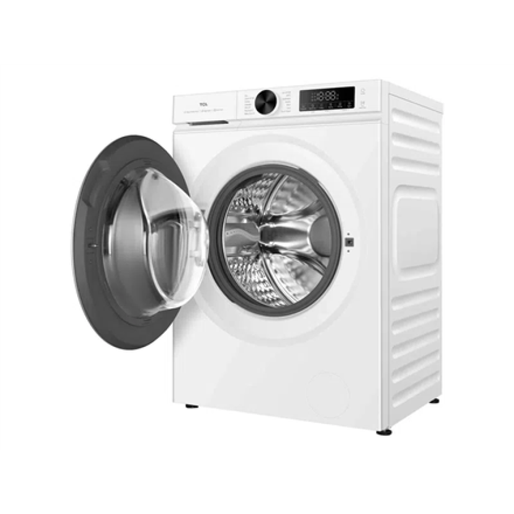 TCL Washing machine , FP0944WA0 , Energy efficiency class A , Front loading , Washing capacity 9 kg , 1400 RPM , Depth 56 cm , Width 60 cm , Display , LED , Steam function , White