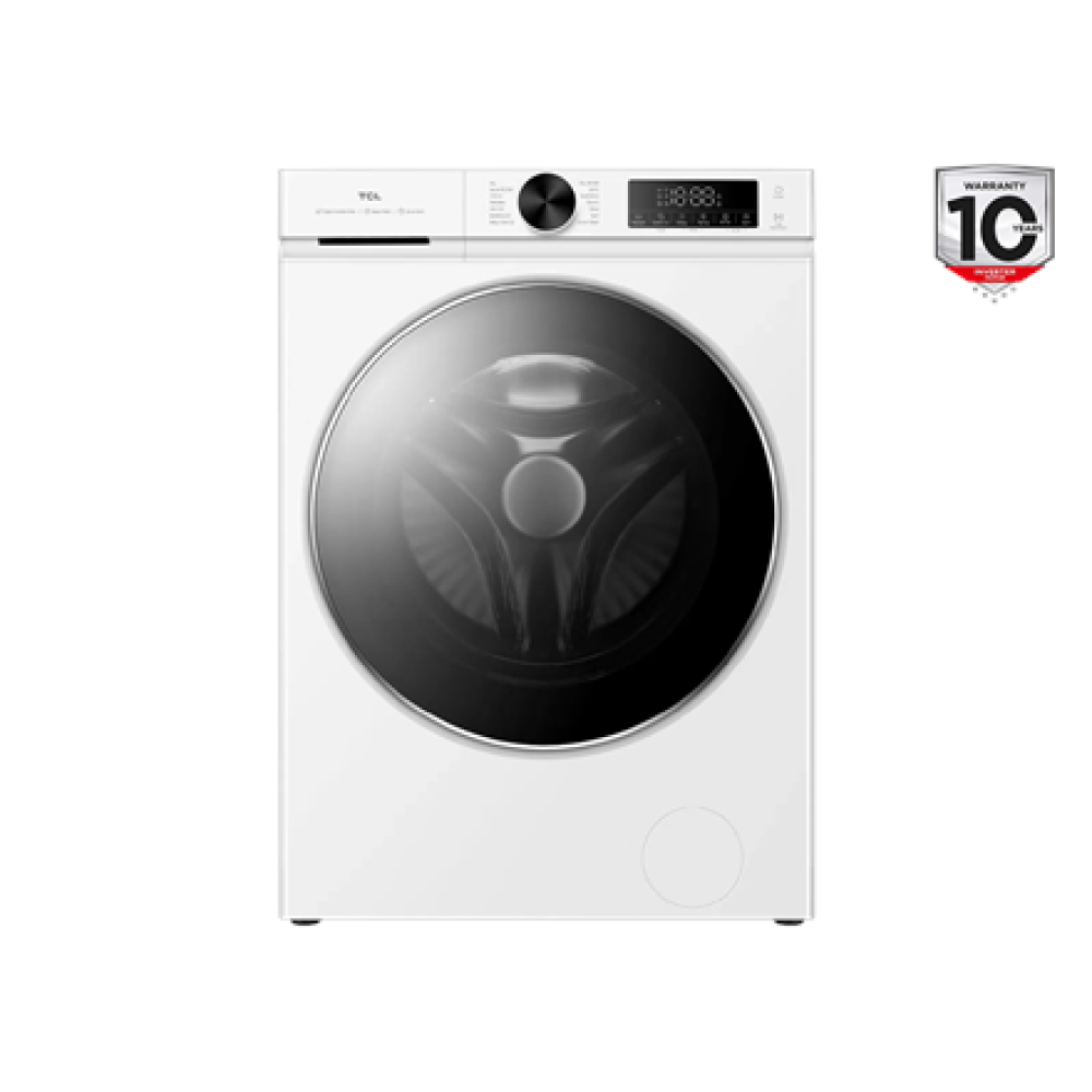 TCL Washing machine , FP0944WA0 , Energy efficiency class A , Front loading , Washing capacity 9 kg , 1400 RPM , Depth 56 cm , Width 60 cm , Display , LED , Steam function , White