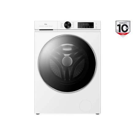 TCL , Washing machine , FP0944WA0 , Energy efficiency class A , Front loading , Washing capacity 9 kg , 1400 RPM , Depth 56 cm , Width 60 cm , Display , LED , Steam function , White