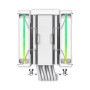 Gamemax CPU Air Cooler , SIGMA 620 LCD WH , White