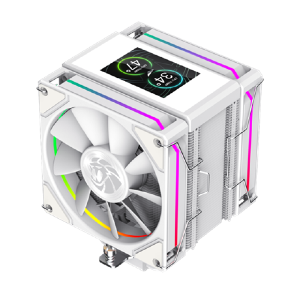 Gamemax CPU Air Cooler , SIGMA 620 LCD WH , White