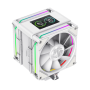 Gamemax CPU Air Cooler , SIGMA 620 LCD WH , White