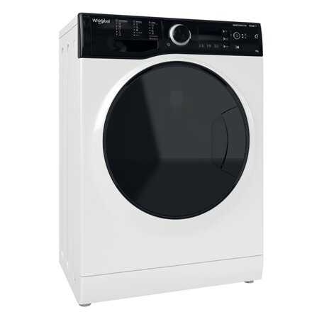 Whirlpool Washing machine , WRSB 7259 D EU , Energy efficiency class B , Front loading , Washing capacity 7 kg , 1200 RPM , Depth 44 cm , Width 60 cm , Display , LCD , Steam function , White