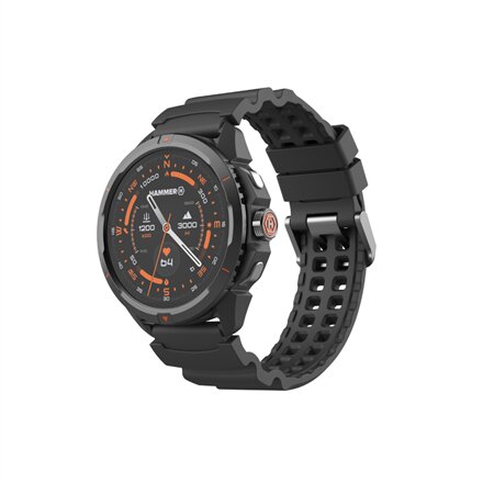 Hammer , Watch 2 , Smart watch , 1600 W , GPS (satellite) , Number of temperature settings 3 , AMOLED , Ionic function , 1.5 , Waterproof , Black