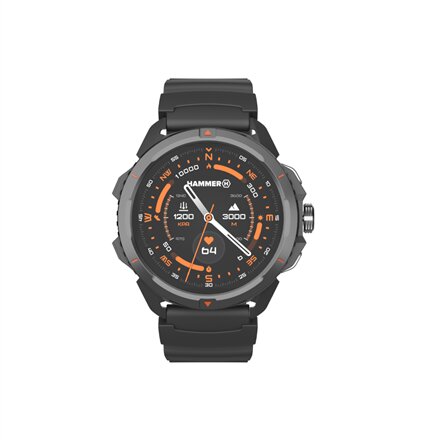 Hammer , Watch 2 , Smart watch , 1600 W , GPS (satellite) , Number of temperature settings 3 , AMOLED , Ionic function , 1.5 , Waterproof , Black