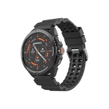Hammer , Watch 2 , Smart watch , 1600 W , GPS (satellite) , Number of temperature settings 3 , AMOLED , Ionic function , 1.5 , Waterproof , Black