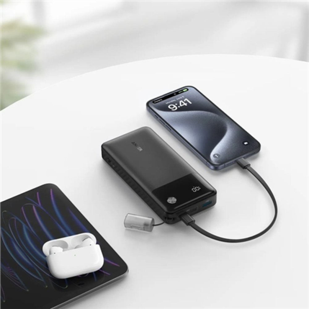 Anker Power Bank, B2B - Europe (excluded UK plug), 30 W , A1384G11 , 20000 mAh , Black