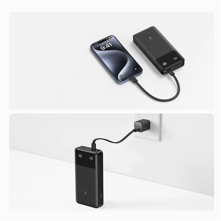 Anker Power Bank, B2B - Europe (excluded UK plug), 30 W , A1384G11 , 20000 mAh , Black