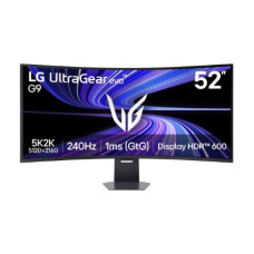 LG , UltraGear evo G9 52G930B-B , 52 , VA , WUHD , 21:9 , 240 Hz , 1 ms , 5120 x 2160 pixels , 400 cd/m² , Black LG , UltraGear evo G9 52G930B-B , 52 , VA , WUHD , 21:9 , 240 Hz , 1 ms , 5120 x 2160 pixels , 400 cd/m² , Black
