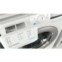 INDESIT , BWSE 71295X WSV EU , Washing machine , Energy efficiency class B , Front loading , Washing capacity 7 kg , 1200 RPM , Depth 43.5 cm , Width 59.5 cm , Display , Large digit , White