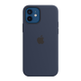Apple , iPhone 12 , 12 Pro Silicone Case with MagSafe , Case with MagSafe , Apple , iPhone 12 , 12 Pro , Silicone , Deep Navy