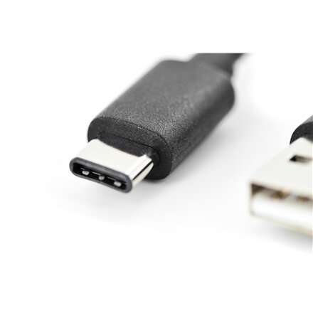 Digitus , USB Type-C connection cable, type USB-A - USB-C , AK-300154-010-S