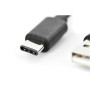 Digitus , USB Type-C connection cable, type USB-A - USB-C , AK-300154-010-S