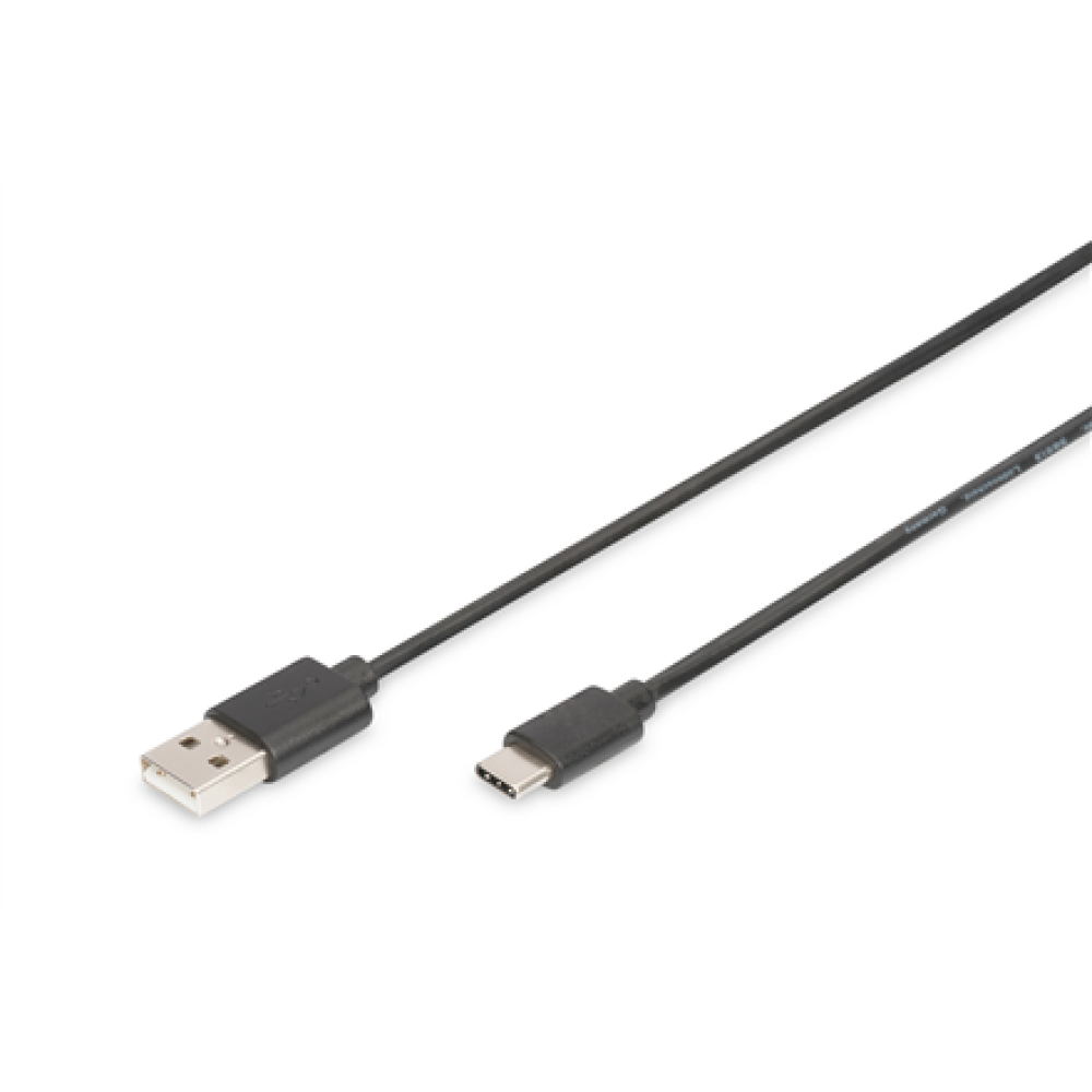 Digitus USB Type-C connection cable, type USB-A - USB-C , AK-300154-010-S