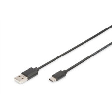 Digitus , USB Type-C connection cable, type USB-A - USB-C , AK-300154-010-S