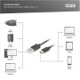 Digitus , USB Type-C connection cable, type USB-A - USB-C , AK-300154-010-S