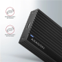 AXAGON External USB-C 3.2 Gen 2 metal box for M.2 NVMe SSDs , EEM2-GTR