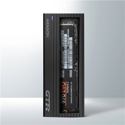 AXAGON External USB-C 3.2 Gen 2 metal box for M.2 NVMe SSDs , EEM2-GTR