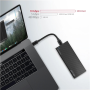 AXAGON External USB-C 3.2 Gen 2 metal box for M.2 NVMe SSDs , EEM2-GTR