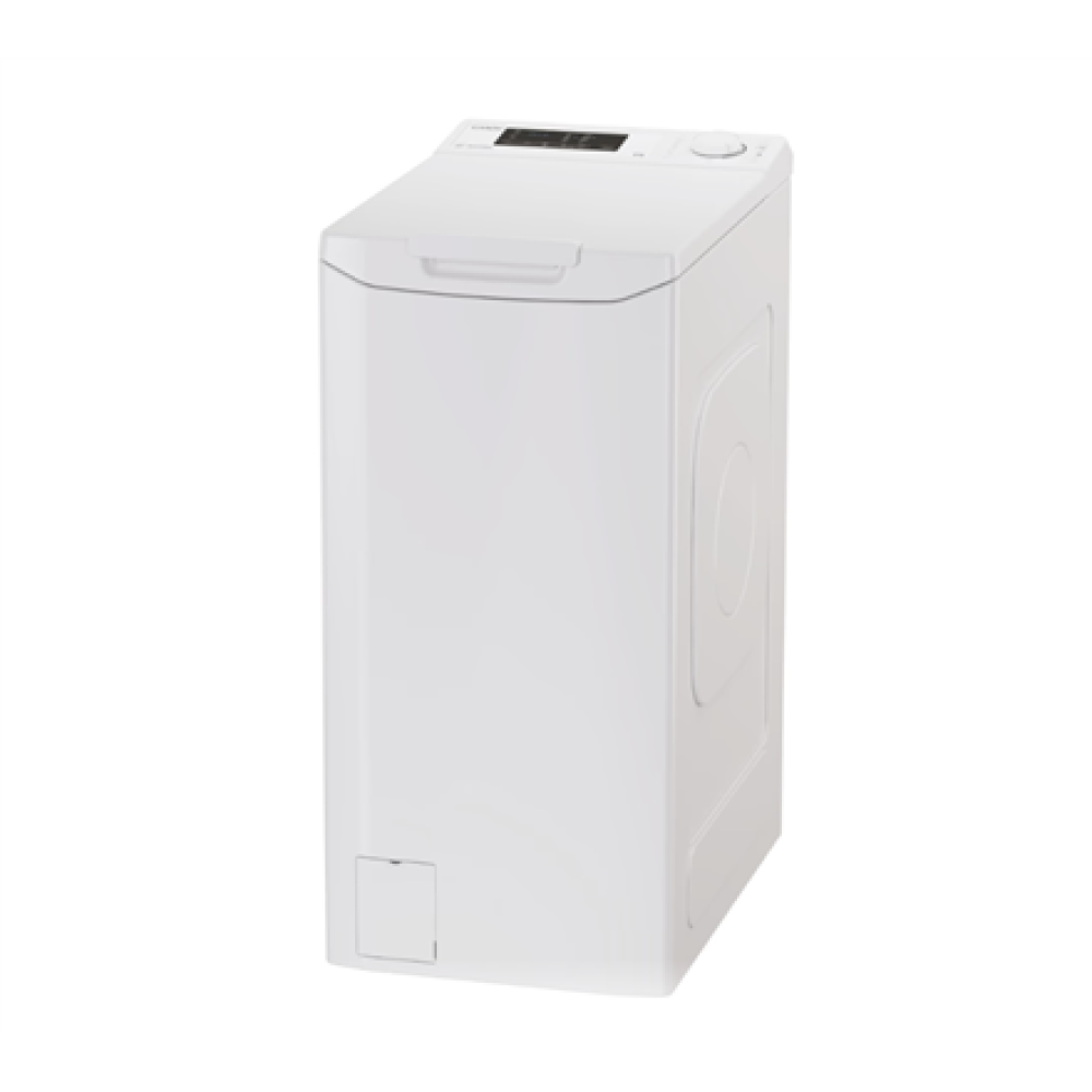 Candy Washing Machine , TCA283D2-S , Energy efficiency class D , Top loading , Washing capacity 8 kg , 1200 RPM , Depth 60 cm , Width 41 cm , Display , Digit , White