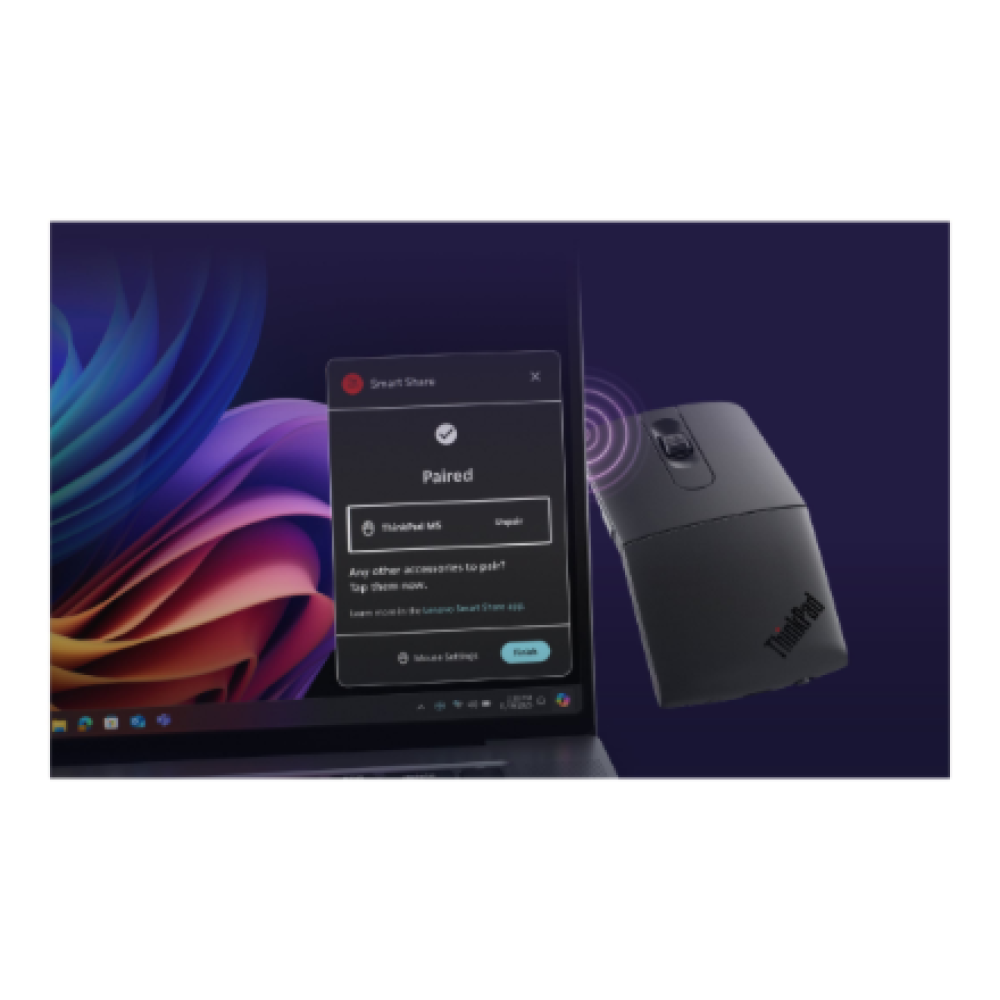 Lenovo ThinkPad Bluetooth Presenter Mouse (Aura Edition) , Wireless , Bluetooth , Thunder Grey