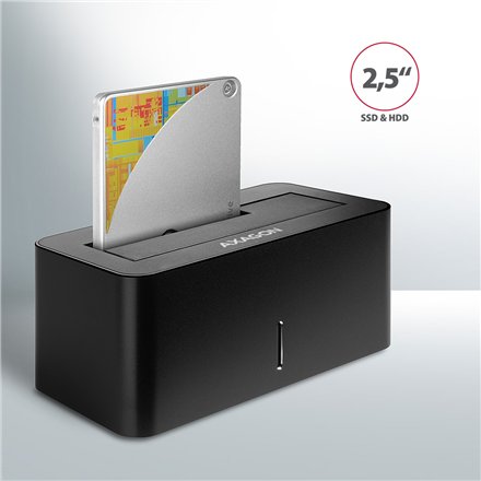 AXAGON , USB 3.0-1x SATA 6G HDD Dock Station, Black , ADSA-SN