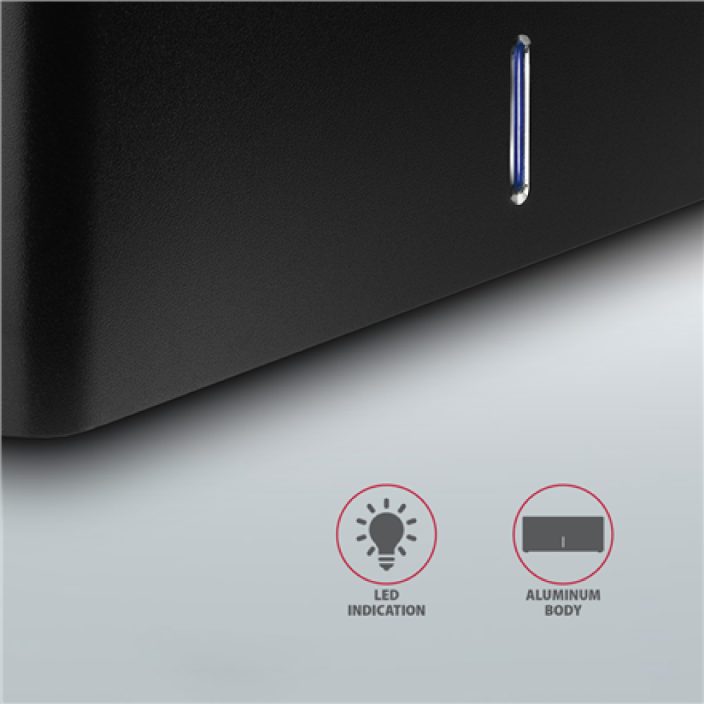 AXAGON , USB 3.0-1x SATA 6G HDD Dock Station, Black , ADSA-SN