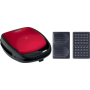 TEFAL Sandwich Maker SW341031 700 W Number of plates 2 Red/Black