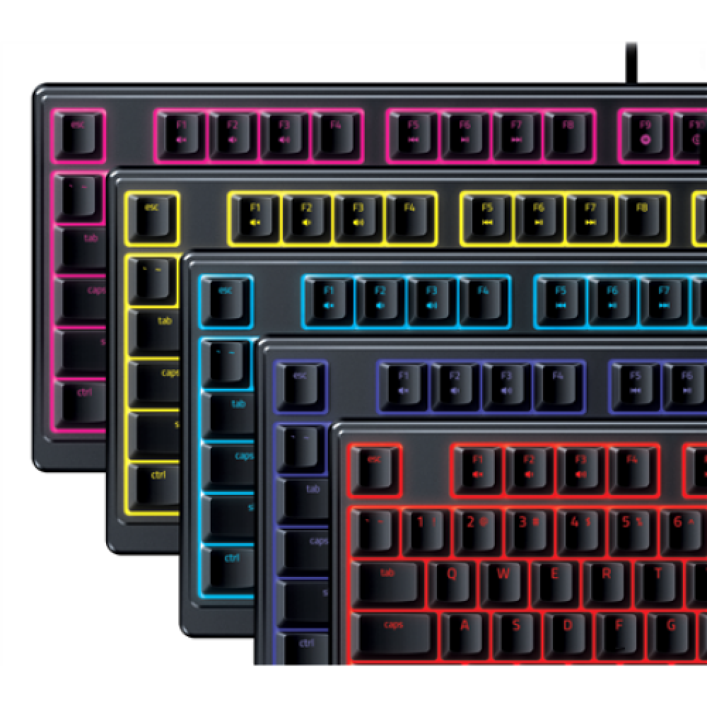 Razer , Gaming Keyboard , Ornata V3 X , Gaming keyboard , Wired , RGB LED light , NORD , Black , Numeric keypad , Silent Membrane
