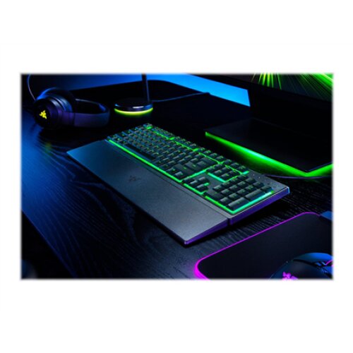 Razer , Gaming Keyboard , Ornata V3 X , Gaming keyboard , Wired , RGB LED light , NORD , Silent Membrane , Black