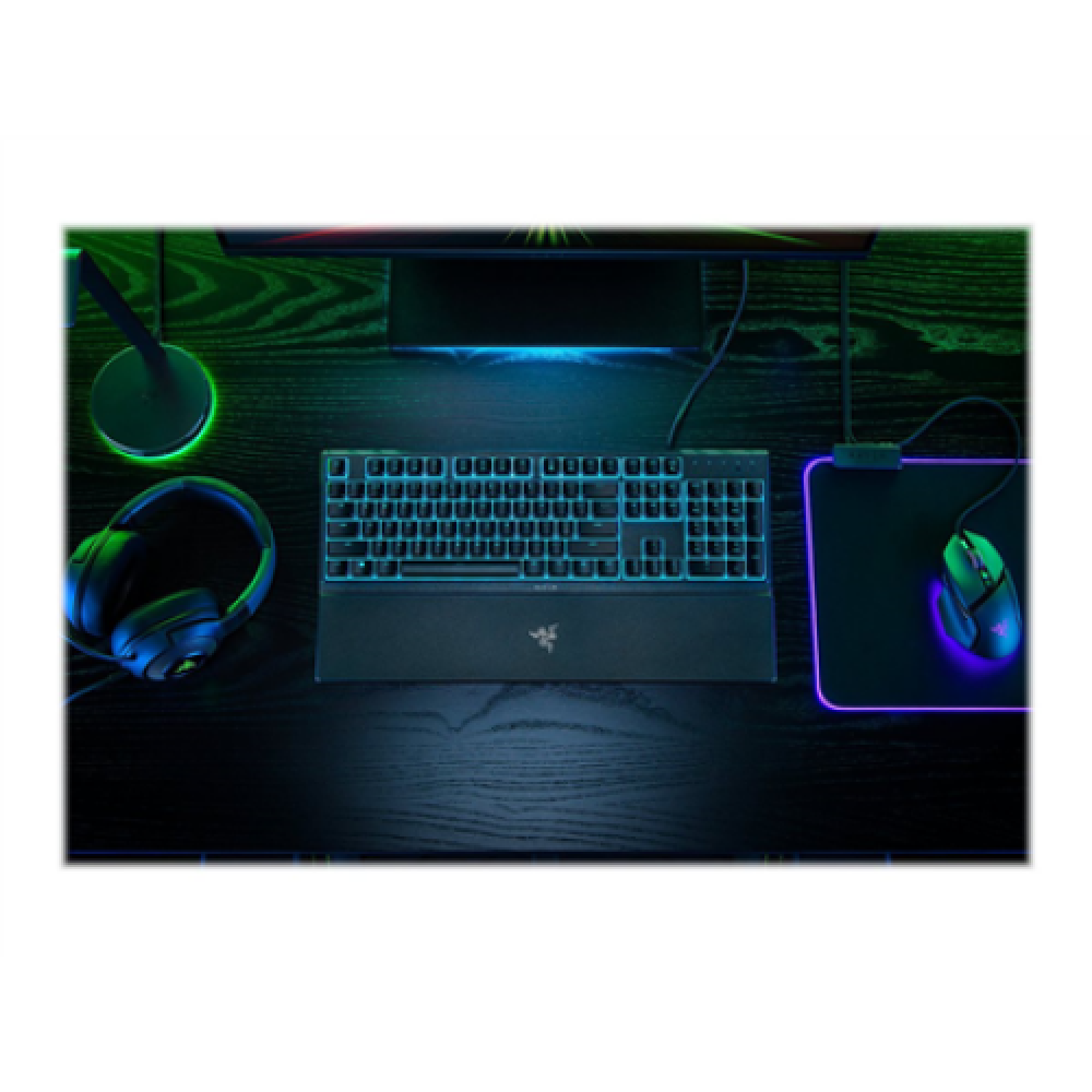 Razer , Gaming Keyboard , Ornata V3 X , Gaming keyboard , Wired , RGB LED light , NORD , Black , Numeric keypad , Silent Membrane