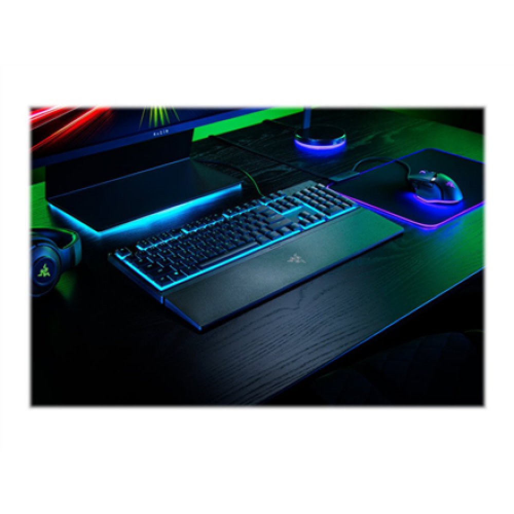 Razer , Gaming Keyboard , Ornata V3 X , Gaming keyboard , Wired , RGB LED light , NORD , Black , Numeric keypad , Silent Membrane