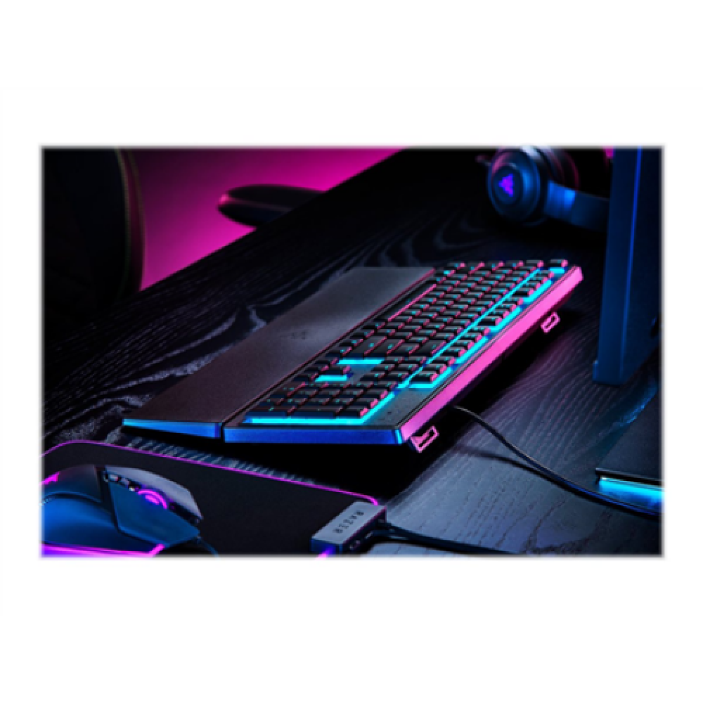 Razer , Gaming Keyboard , Ornata V3 X , Gaming keyboard , Wired , RGB LED light , NORD , Black , Numeric keypad , Silent Membrane