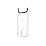 Fixed , MagPure Neck , Back Cover with Lanyard , Apple , iPhone 16 , TPU , Clear, Black