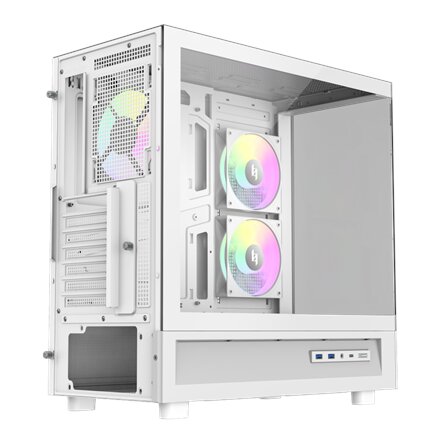 Gamemax Case , NEX C51 WH , ATX/BTF