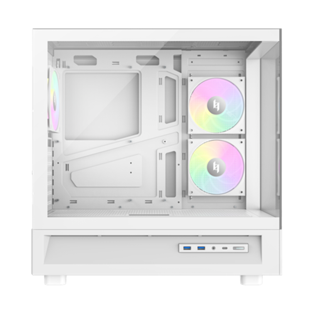 Gamemax Case , NEX C51 WH , ATX/BTF