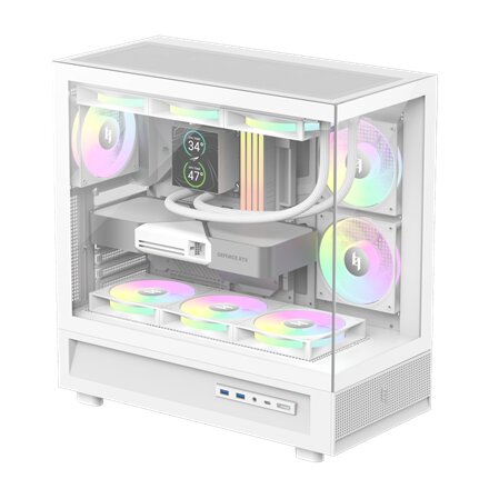 Gamemax Case , NEX C51 WH , ATX/BTF