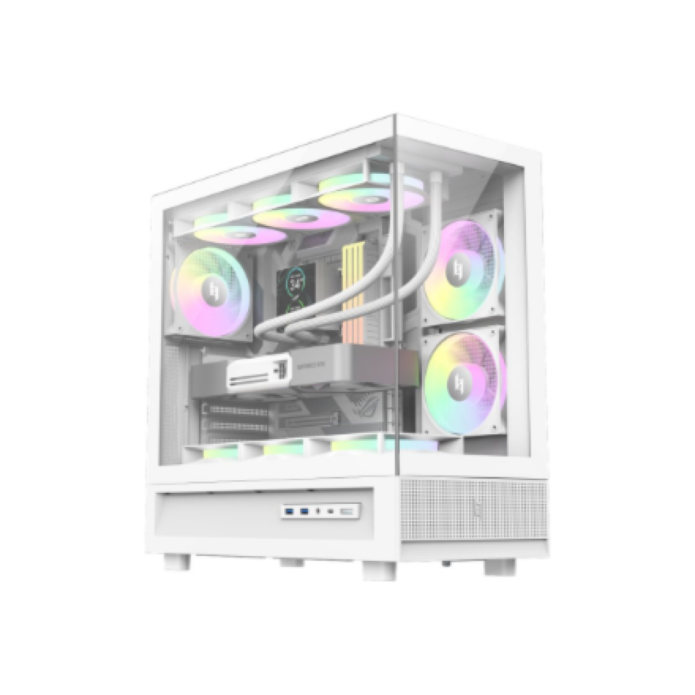 Gamemax Case , NEX C51 WH , ATX/BTF