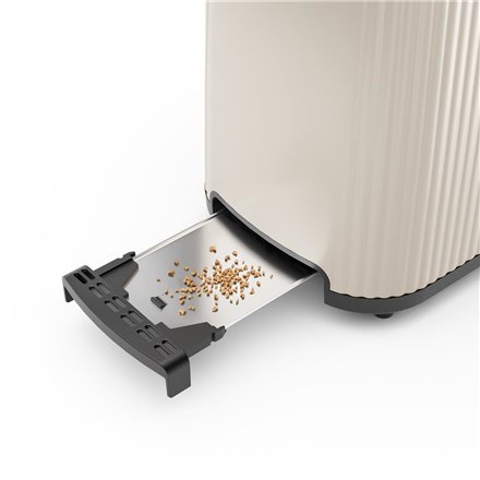 Princess Wave Toaster , 142337 , Power 930 W , Number of slots 2 , Housing material Plastic , Beige