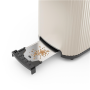 Princess Wave Toaster , 428207 , Power 930 W , Number of slots 2 , Housing material Plastic , Beige