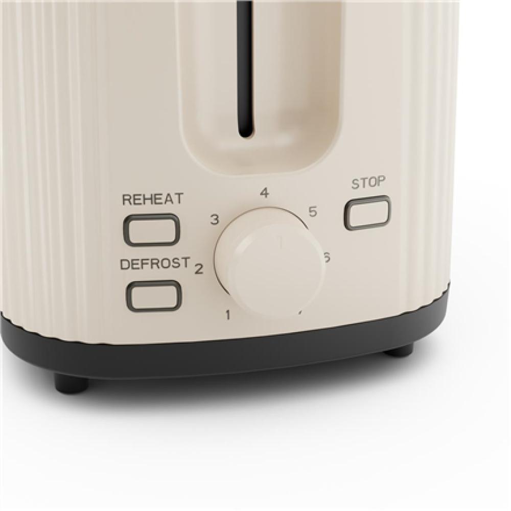 Princess Wave Toaster , 428207 , Power 930 W , Number of slots 2 , Housing material Plastic , Beige